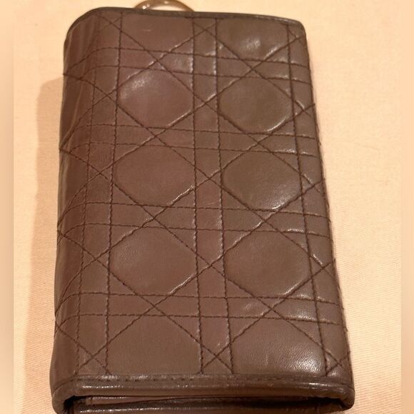 💯% Authentic Christian Dior Quilted Cannage Lady Dior Wallet on Chain✨ - Picture 6 of 16